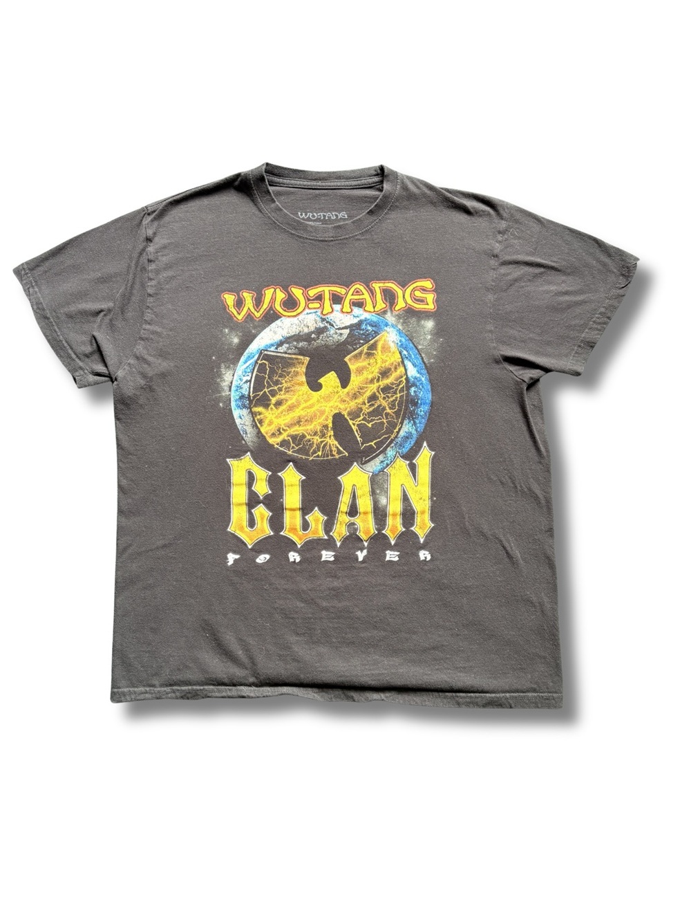 Wu Tang Clan Graphic Tee - Black with Yellow Logo